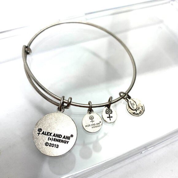 Alex and Ani Sun Charm Bracelet - Expands 2"- 3.5" - Picture 2 of 2